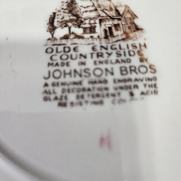 Johnson Bros Multicolor Olde English Countryside 10" Dinner Plate Lot - Picture 5 of 7